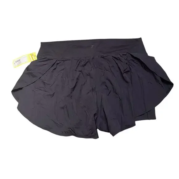 All In Motion Woven High-Rise 2-in-1 Run Shorts 3" Womens Size 1X Black - Picture 1 of 6